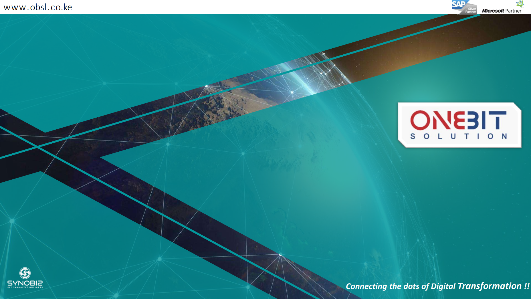 Onebit Solutions Corporate Profile brochure cover