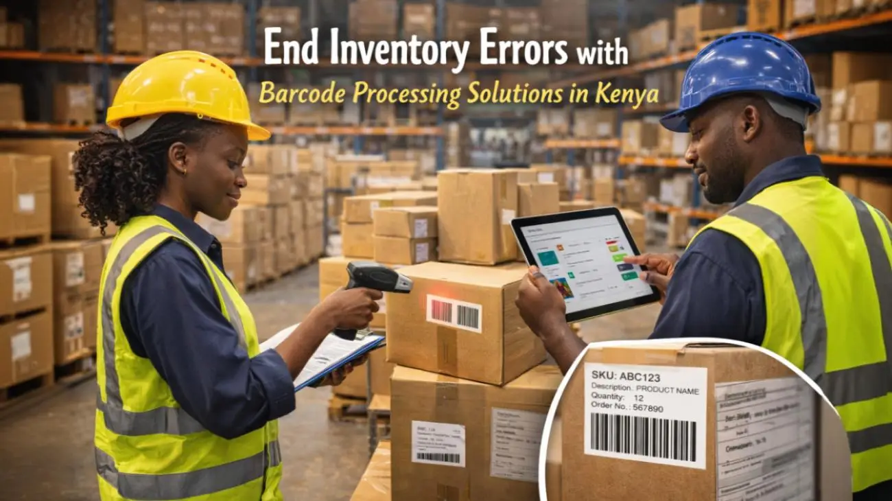End Inventory Errors with Barcode Processing Solutions in Kenya